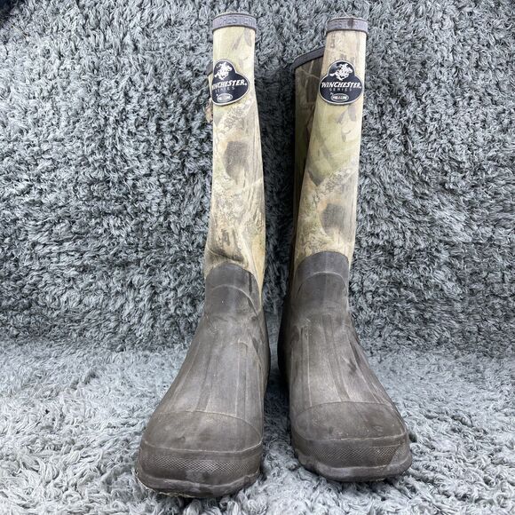 Winchester Series Pro Line Rubber Camo Boots Men's 8 Thinsulate 200 grams - Picture 3 of 10